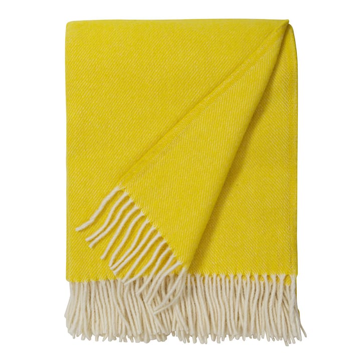 Mono uldplaid - Sulphur (gul) - Brita Sweden