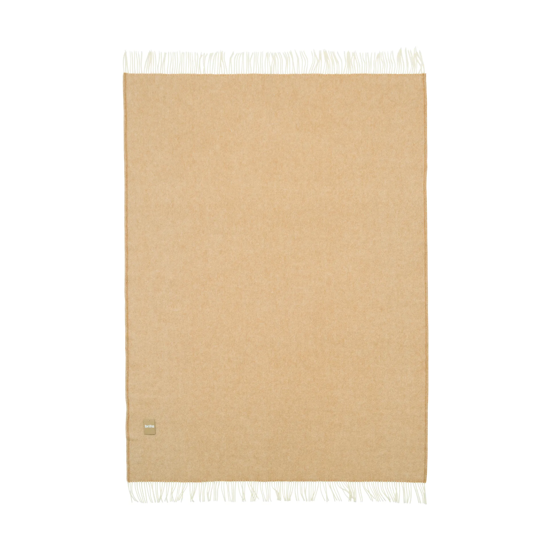 Mono uldtæppe 170x130 cm, Sand Brita Sweden