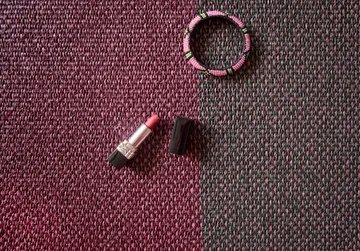 Moor tæppe raspberry (grøn/lyserød) - 70x300 cm
  - Brita Sweden