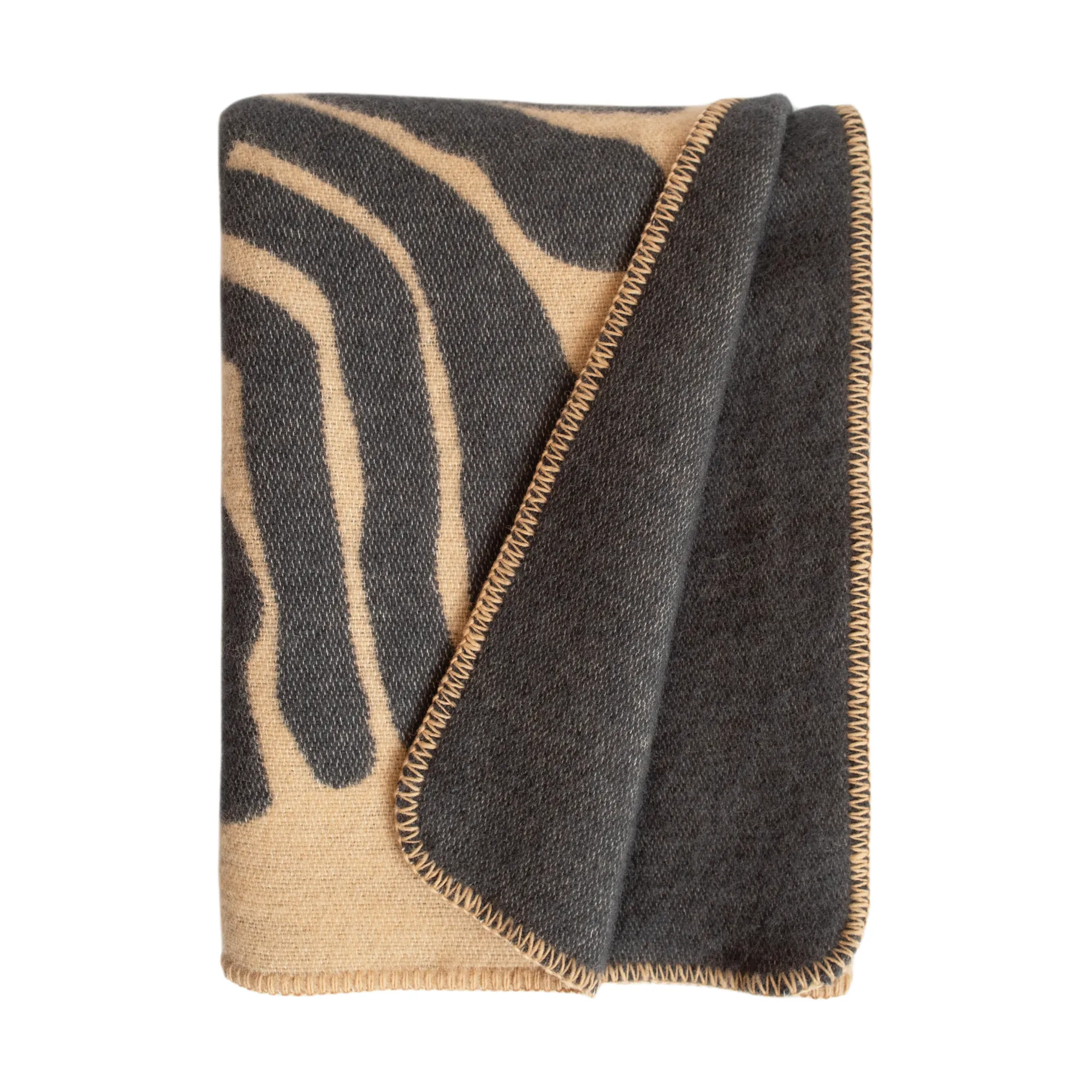 Pine plaid, Sand, 180x130 cm Brita Sweden