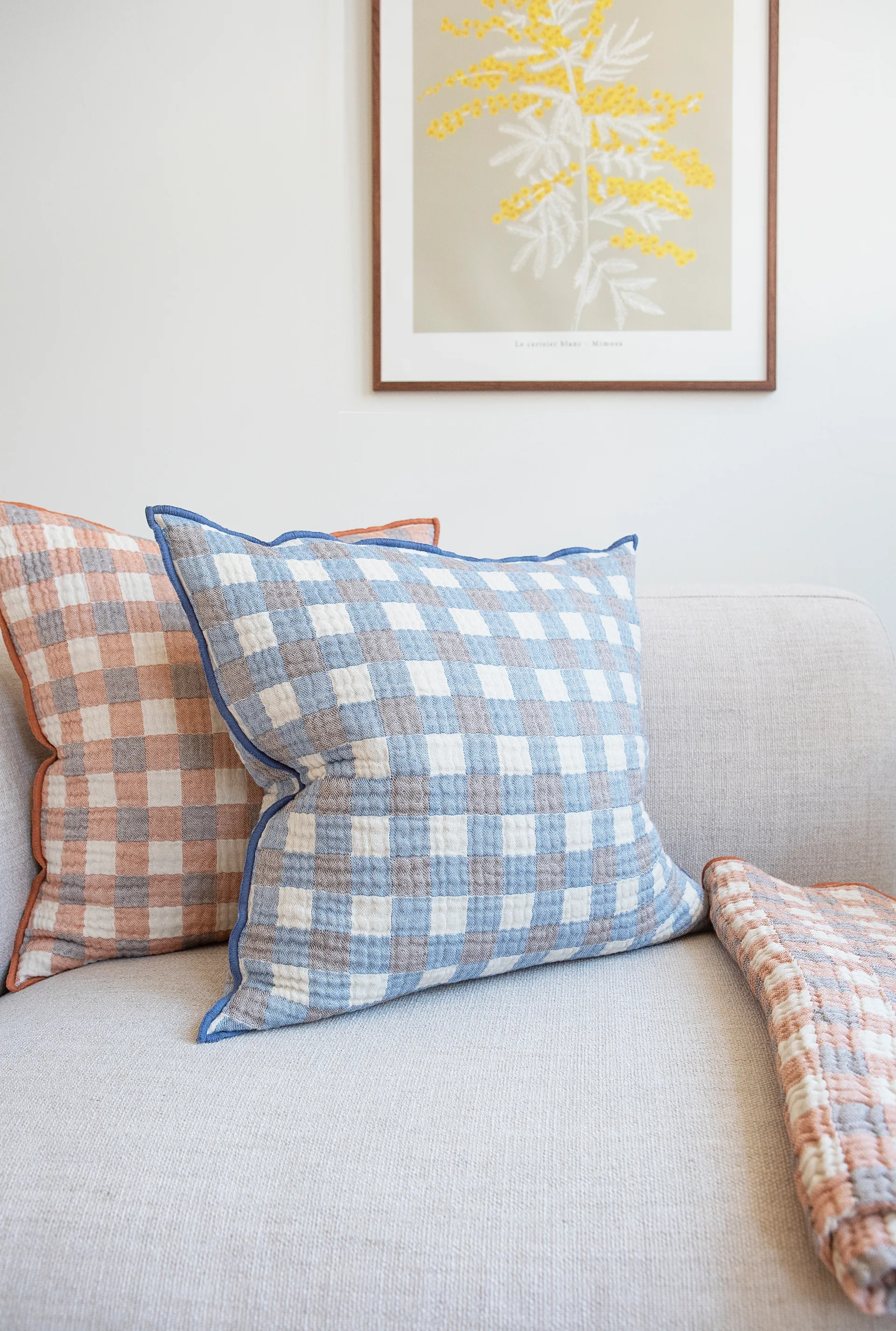 Pomme pudebetræk, Blue, 50x50 cm Brita Sweden