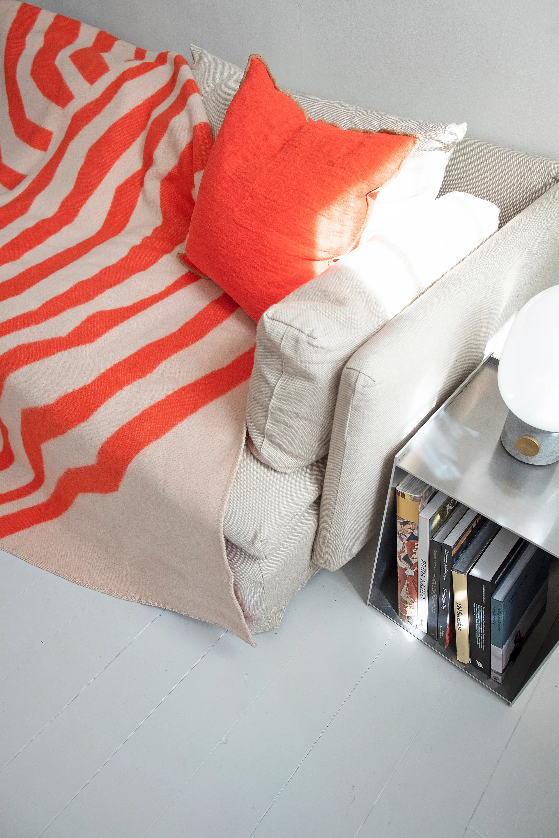 Pugh plaid, Red, 200x130 cm Brita Sweden