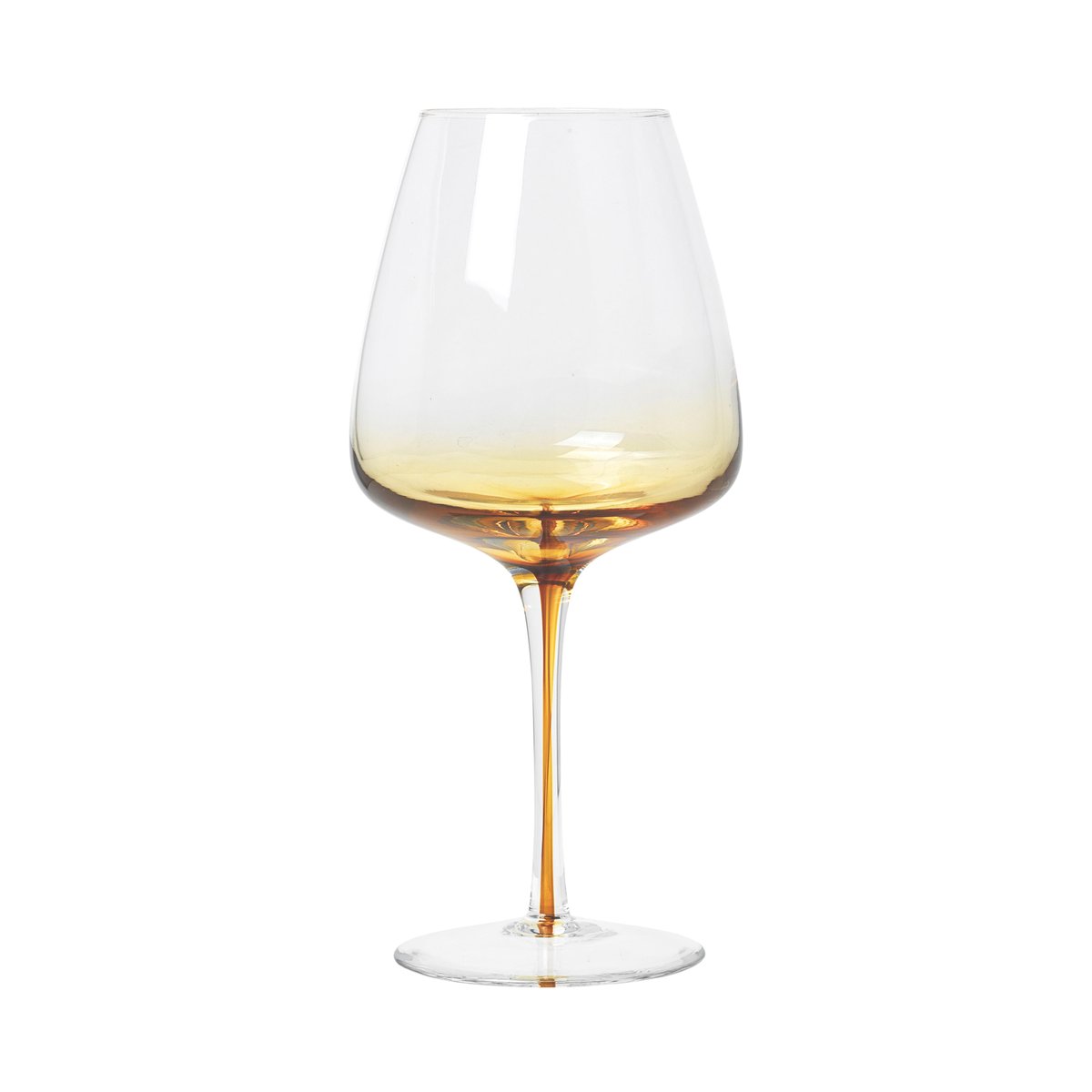 Broste Copenhagen Amber rødvinsglas 65 cl | Skandinavisk Design | Vinglas | Gul