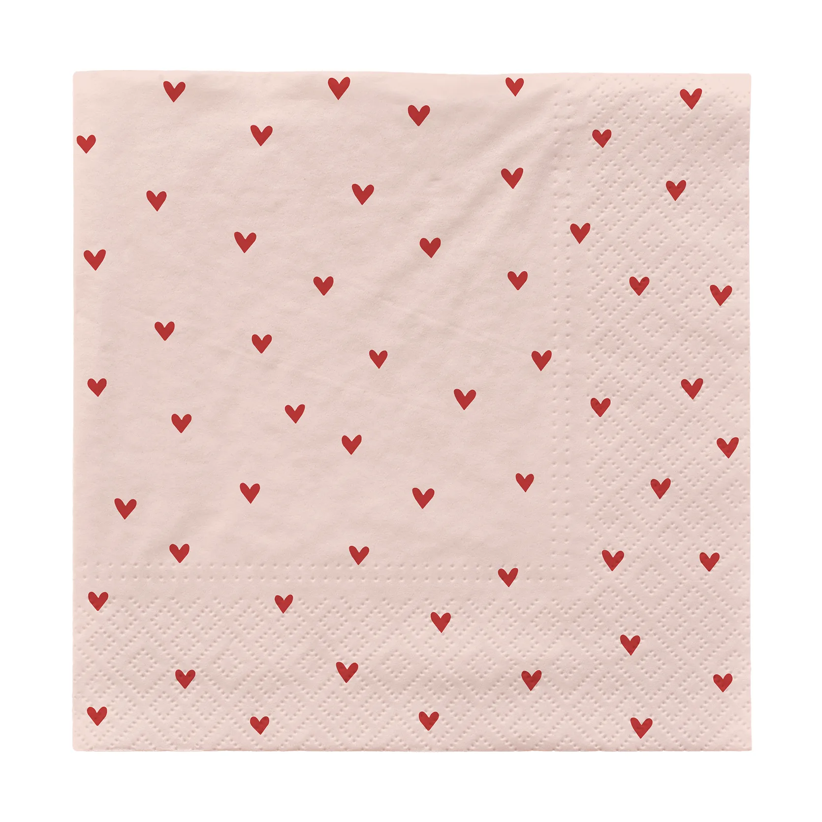 Amor papirservietter 33x33 cm 20 pk, Soft pink-red Broste Copenhagen