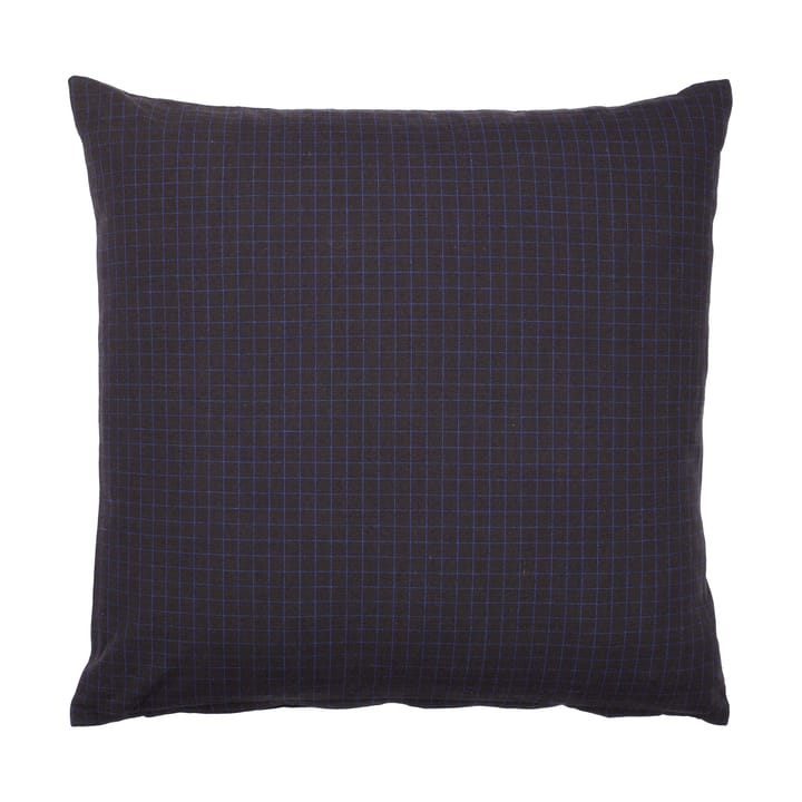 Bodil pudebetræk 50x50 cm, Black-intense blue Broste Copenhagen