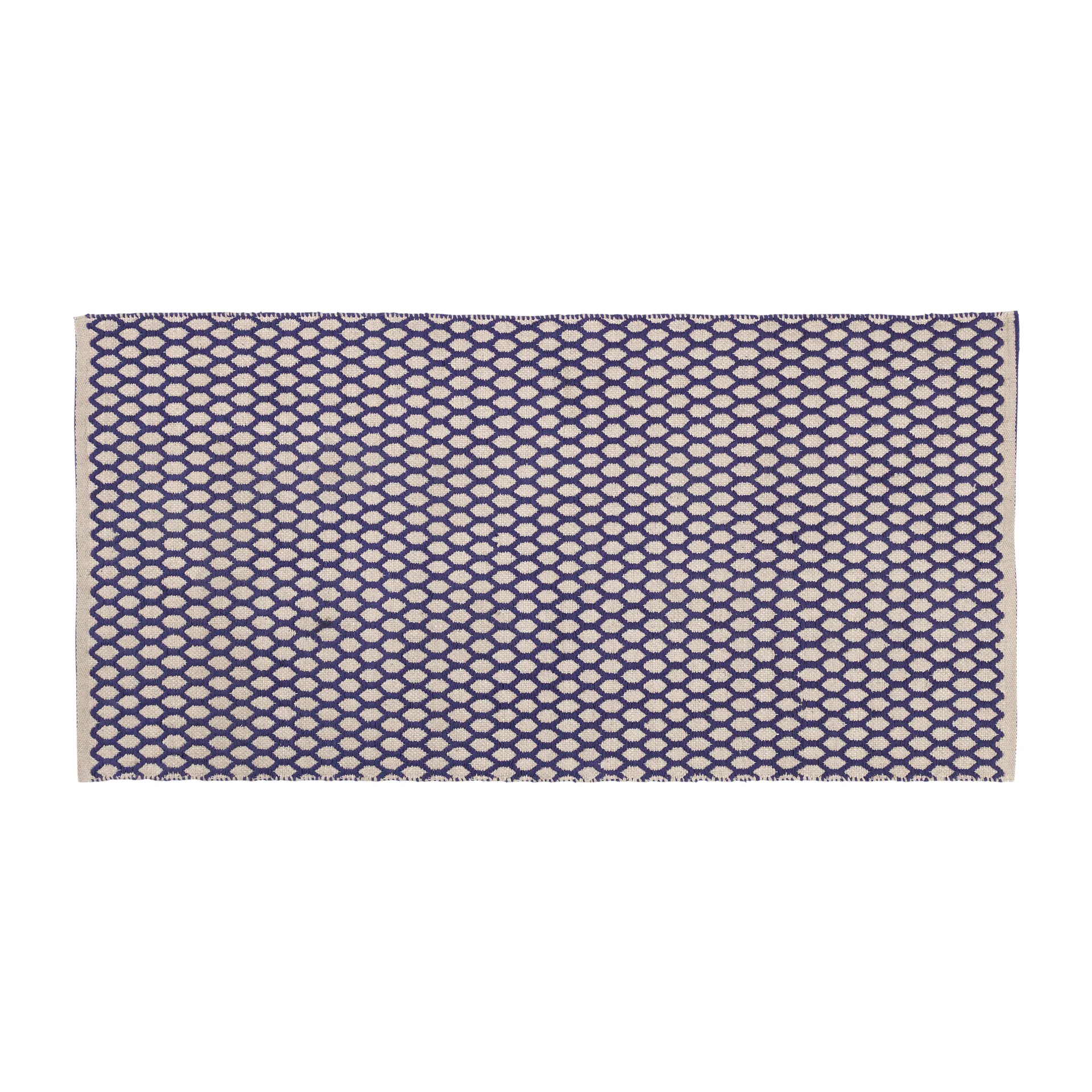Boris tæppe 70x140 cm, Maritime blue Broste Copenhagen