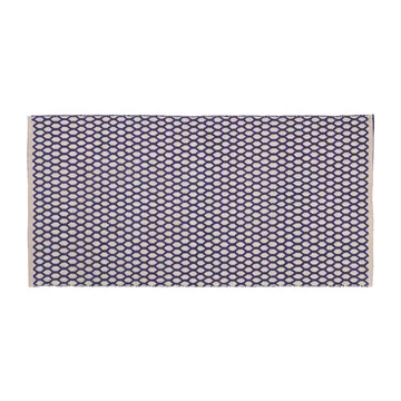 Boris tæppe 70x140 cm - Maritime blue - Broste Copenhagen