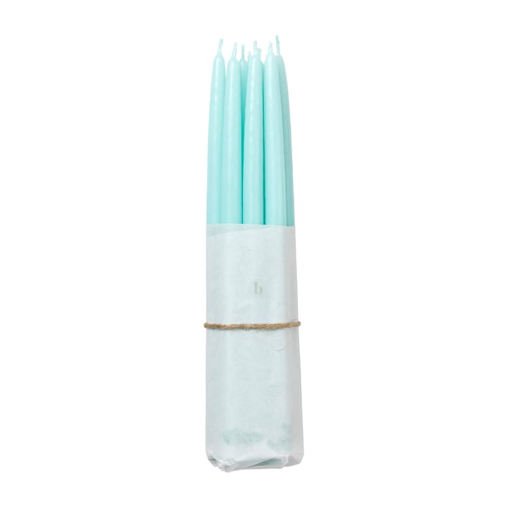 Broste Copenhagen dyppede antiklys 10-pak - Mint green - Broste Copenhagen