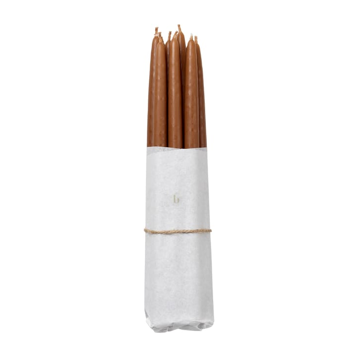 Broste Copenhagen dyppede antiklys 10-pak - Mocca - Broste Copenhagen