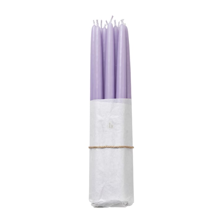 Broste Copenhagen dyppede antiklys 10-pak - Orchid light purple - Broste Copenhagen