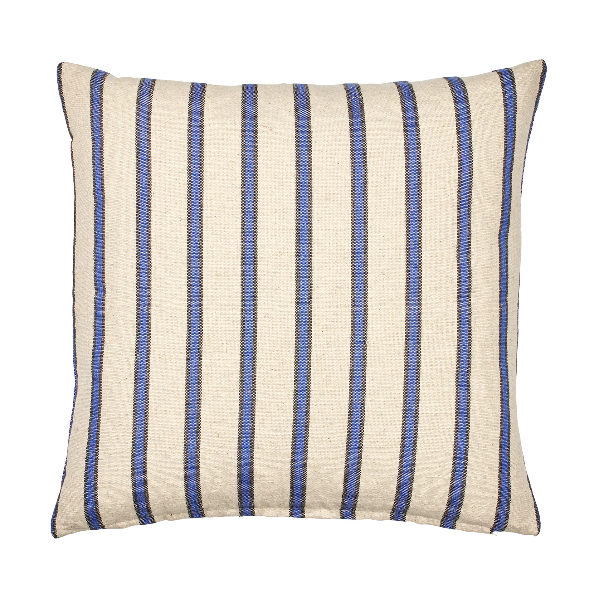 Dagmar pudebetræk 50x50 cm, Off white-intense blue Broste Copenhagen