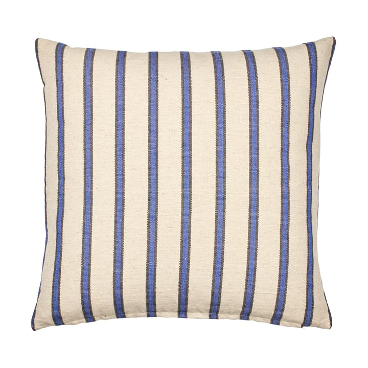 Dagmar pudebetræk 50x50 cm, Off white-intense blue Broste Copenhagen