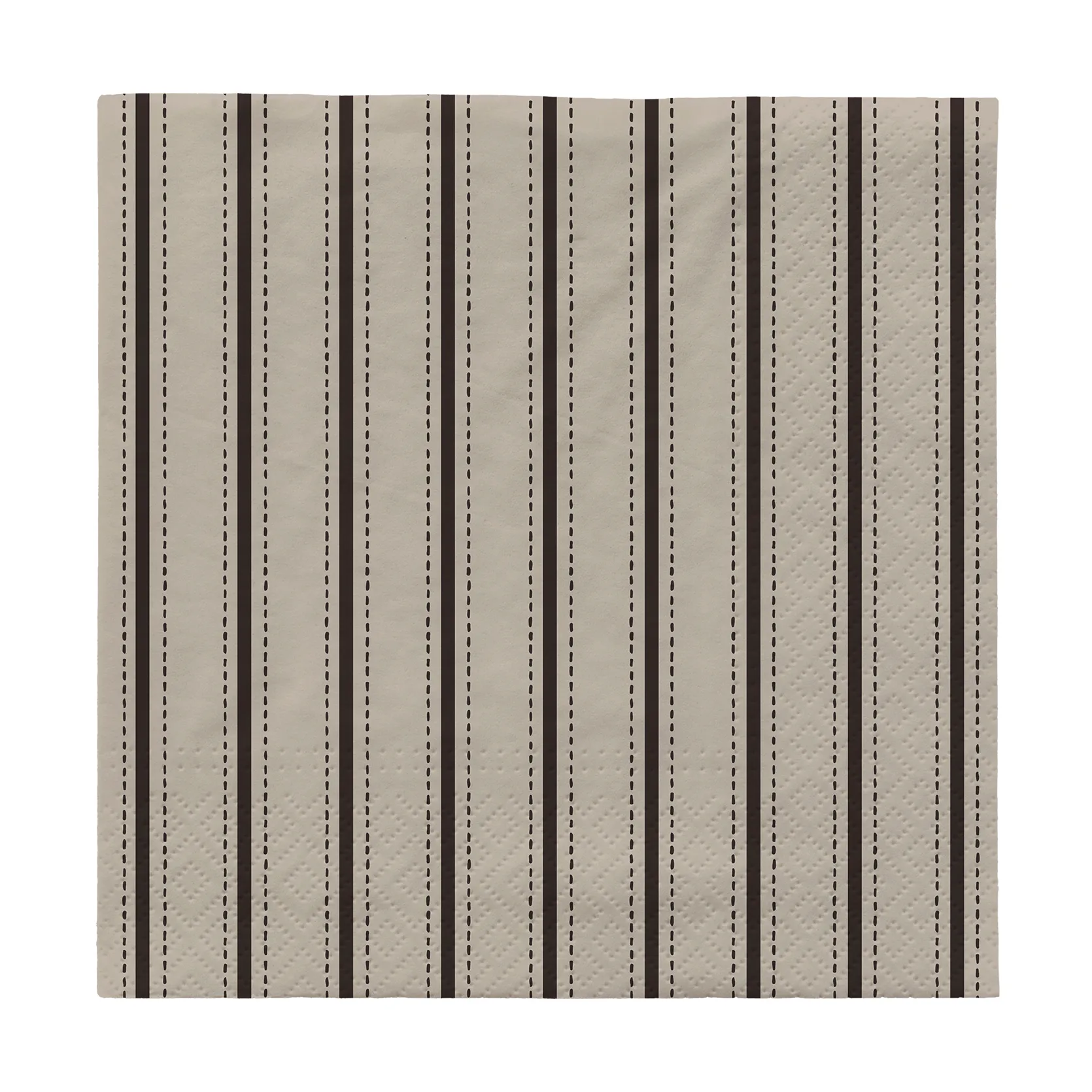 Dolly papirsservietter 33x33 cm 20 pk, Sort-offwhite Broste Copenhagen