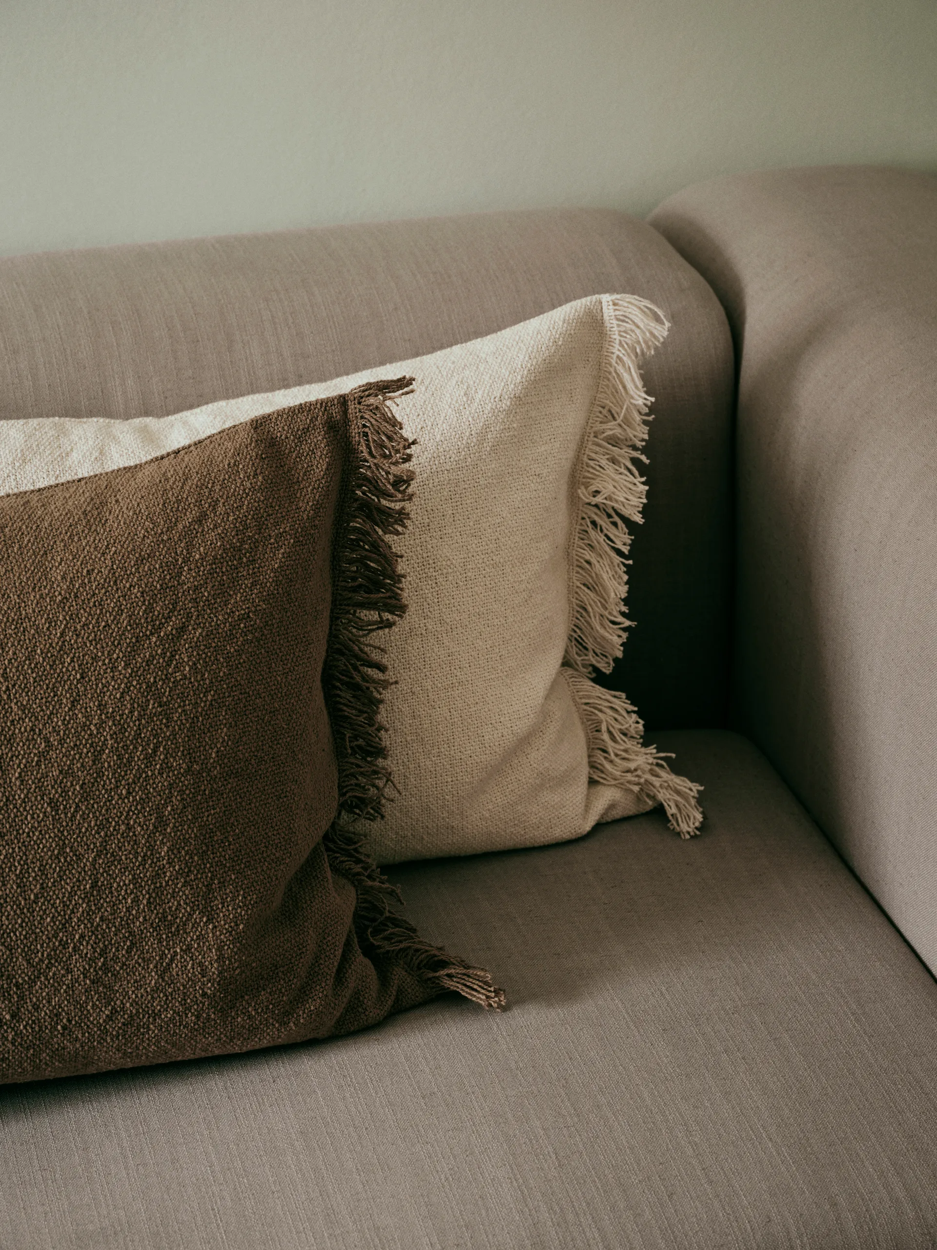 Ebba pudebetræk, Light beige, 40x60 cm Broste Copenhagen