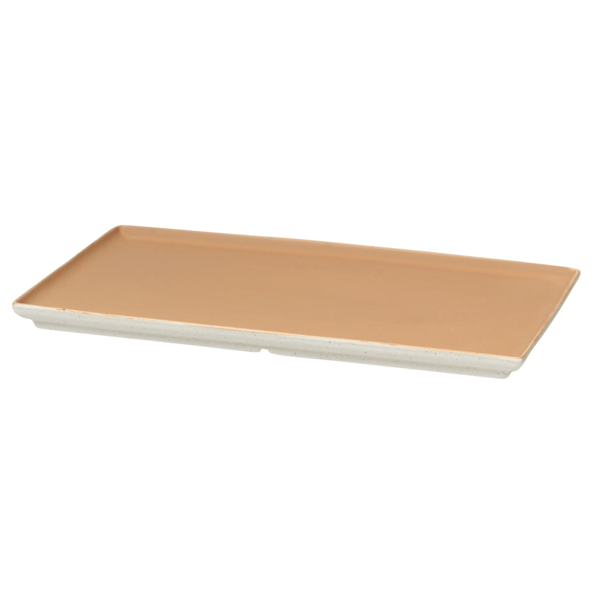 Eli tallerken 15x26 cm, Matte soft light camel Broste Copenhagen
