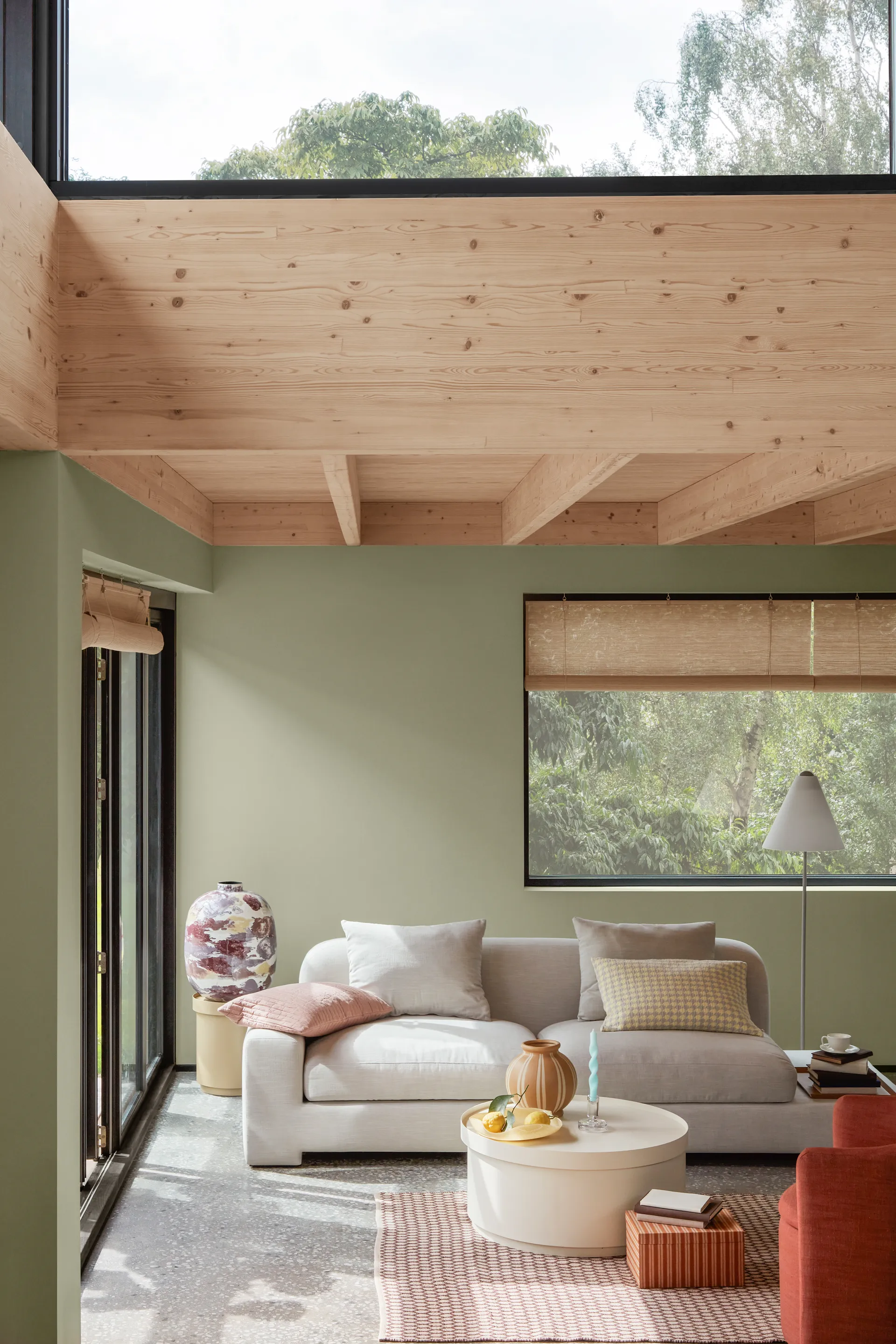 Esther dekorationsskål Ø30 cm, Anise flower yellow Broste Copenhagen