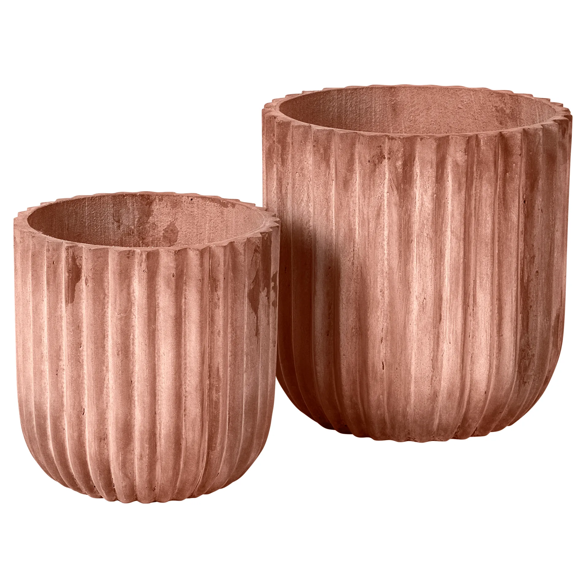 Fiber krukke 2-pak, Terrakotta Broste Copenhagen