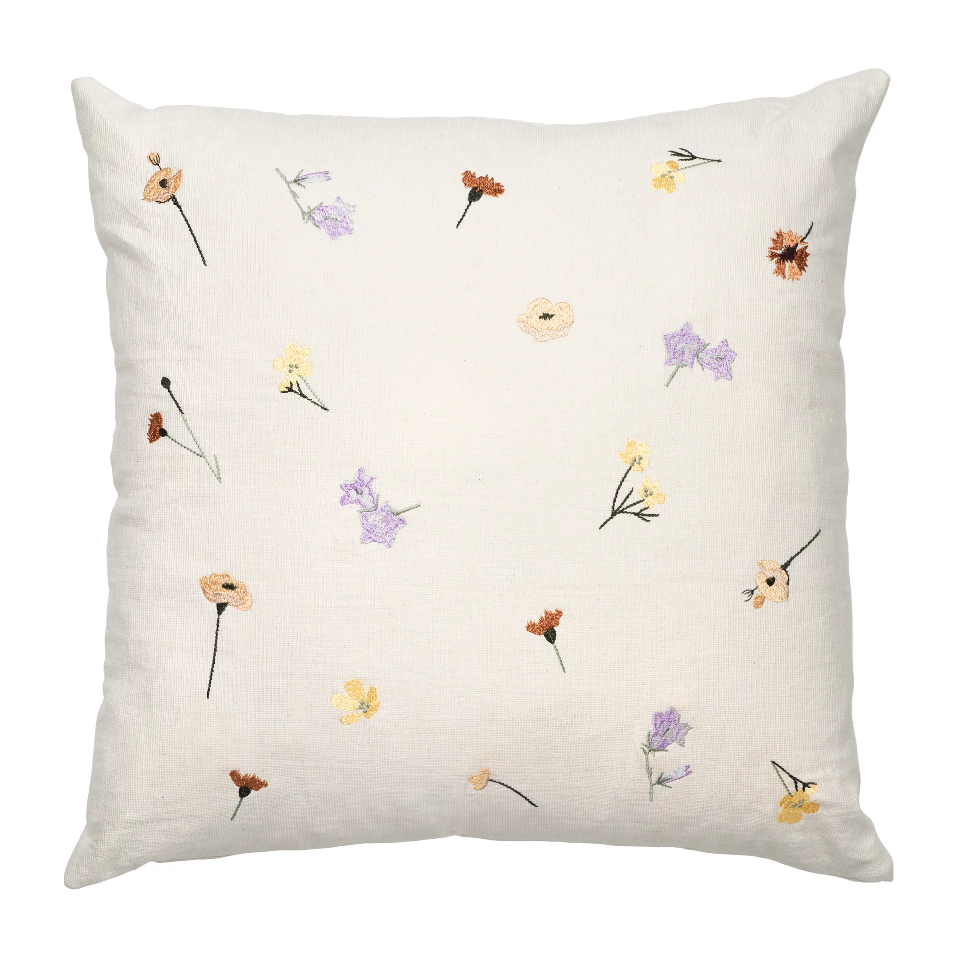 Flora pudebetræk 50x50 cm, Multi Broste Copenhagen