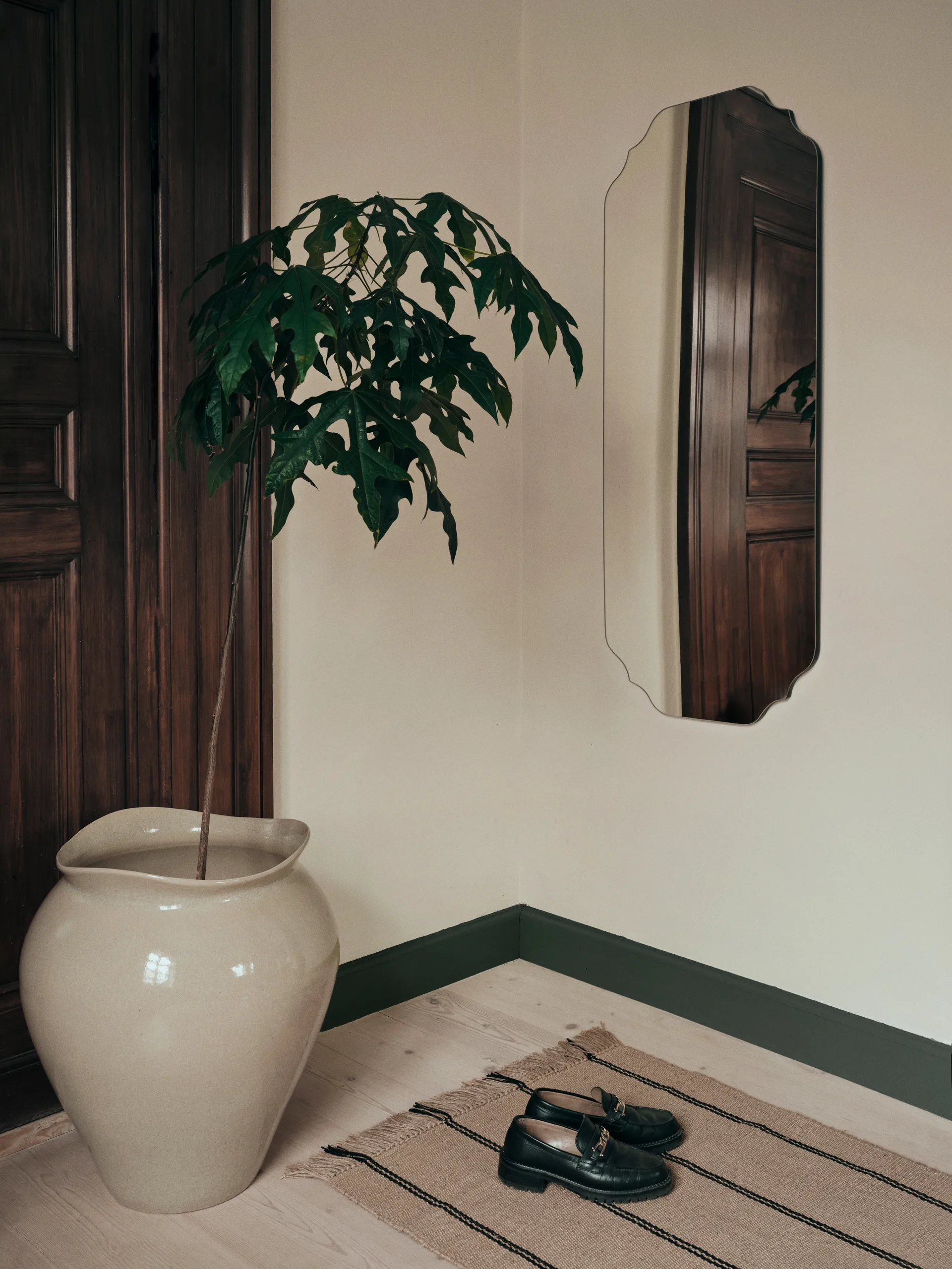 Florentina gulvvase XL 57 cm, Beige Broste Copenhagen