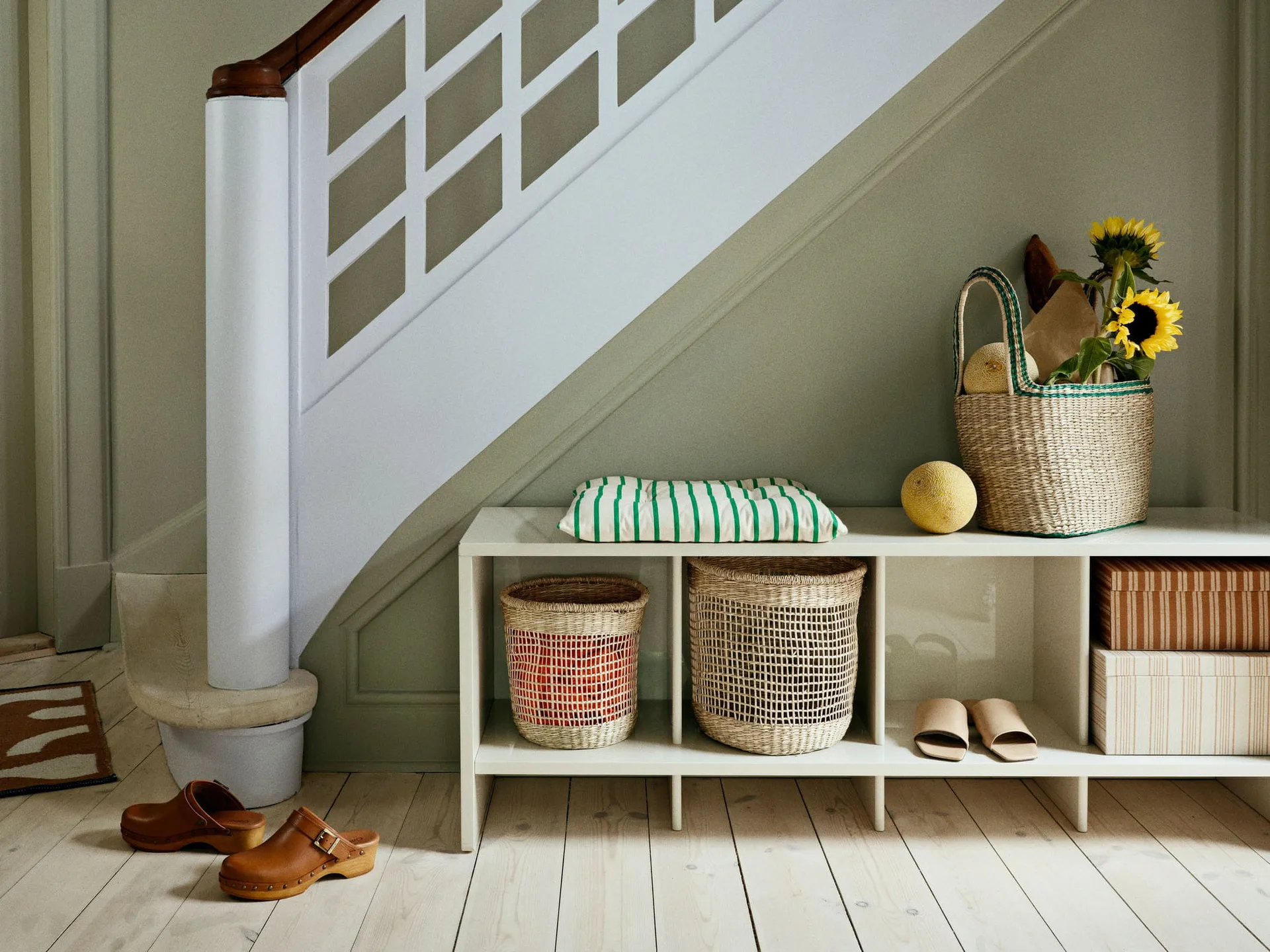 Franca sidehynde 42x44 cm, Jelly green Broste Copenhagen