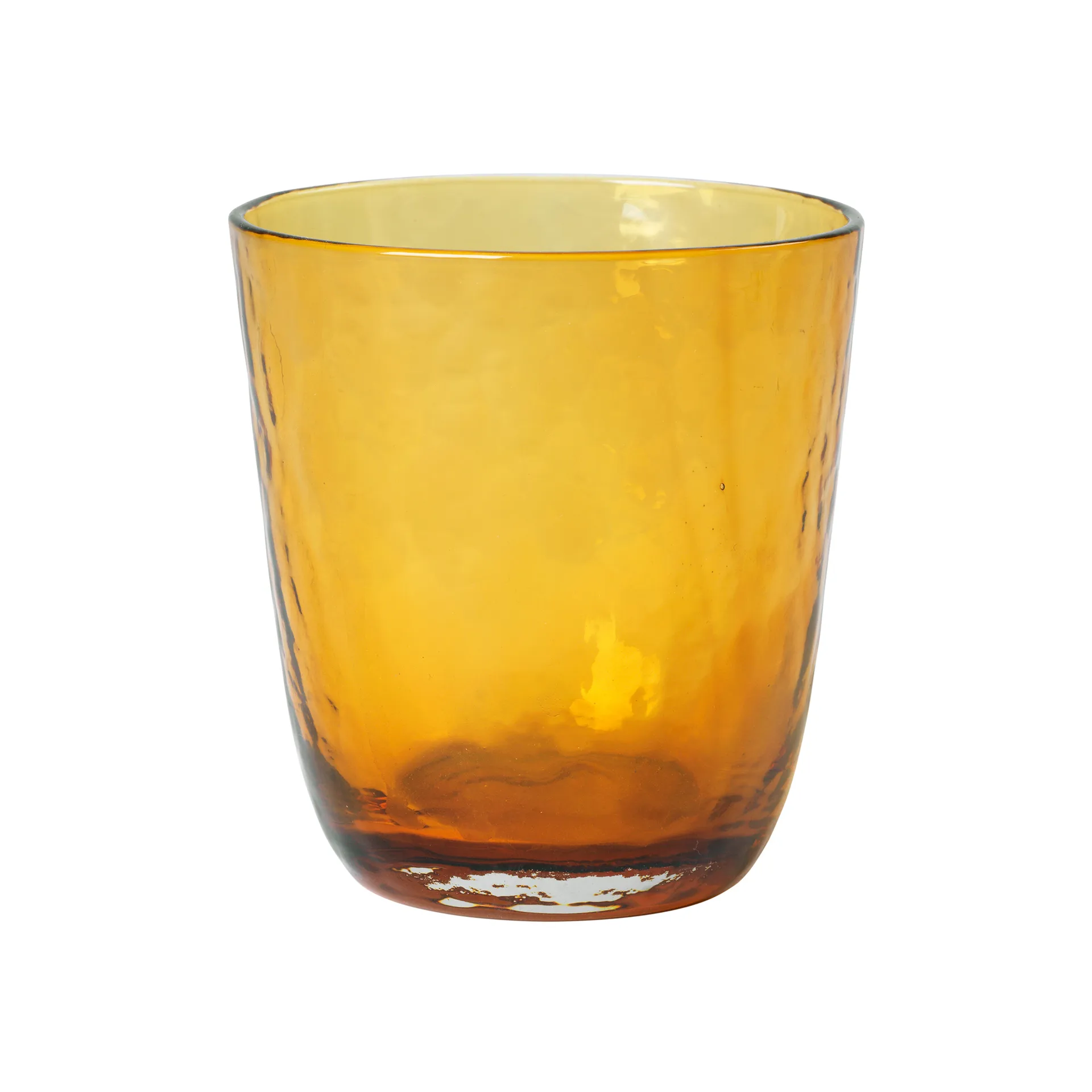 Hammered drikkeglas 33,5 cl, Amber Broste Copenhagen