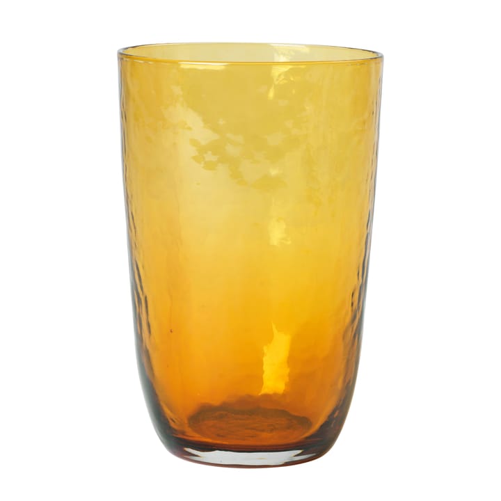 Hammered drikkeglas 50 cl - Amber - Broste Copenhagen