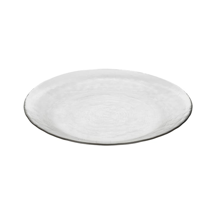 Hammered glastallerken Ø 22,5 cm, Klar Broste Copenhagen