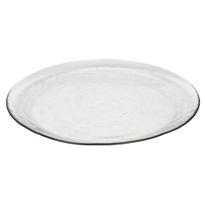 Hammered glastallerken Ø 27 cm, Klar Broste Copenhagen