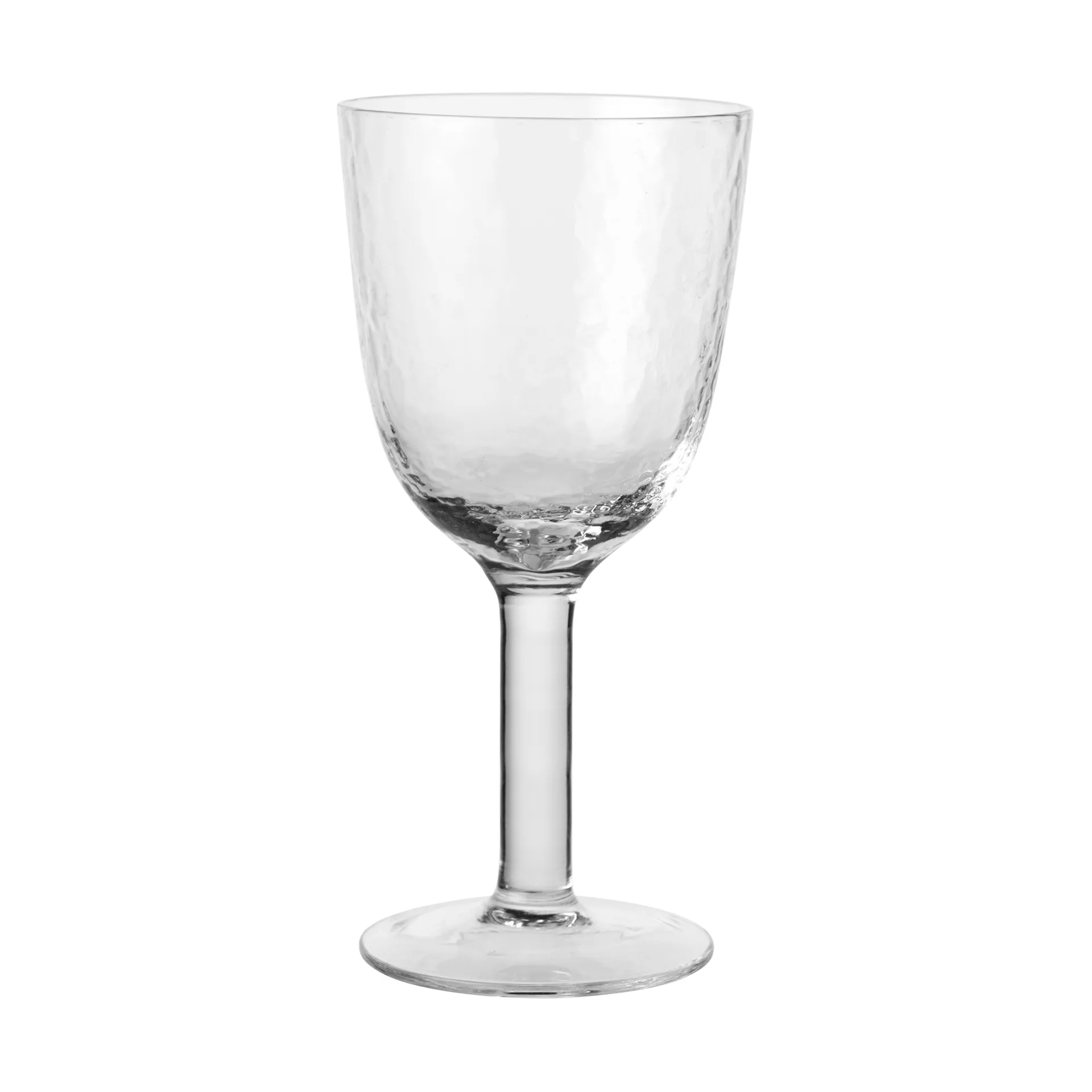 Hammered hvidvinsglas 30 cl, Klar Broste Copenhagen