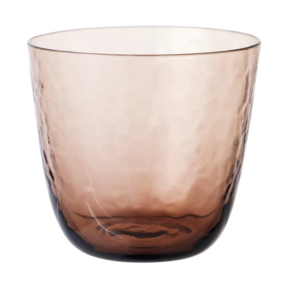 Hammered tumbler 15 cl, Brun Broste Copenhagen