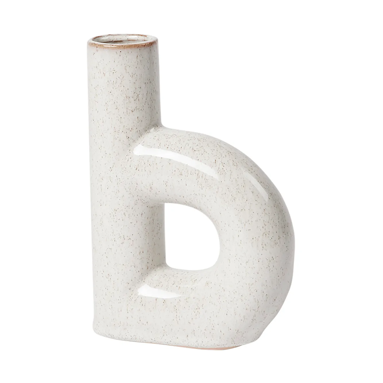 Hector vase B Ø19 cm, Rainy day grey Broste Copenhagen