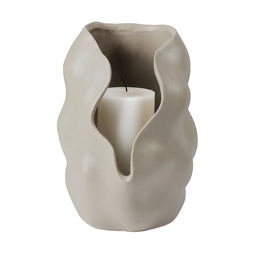 Hekla Hurricane lysestage Ø18,6 cm - Dove grey - Broste Copenhagen