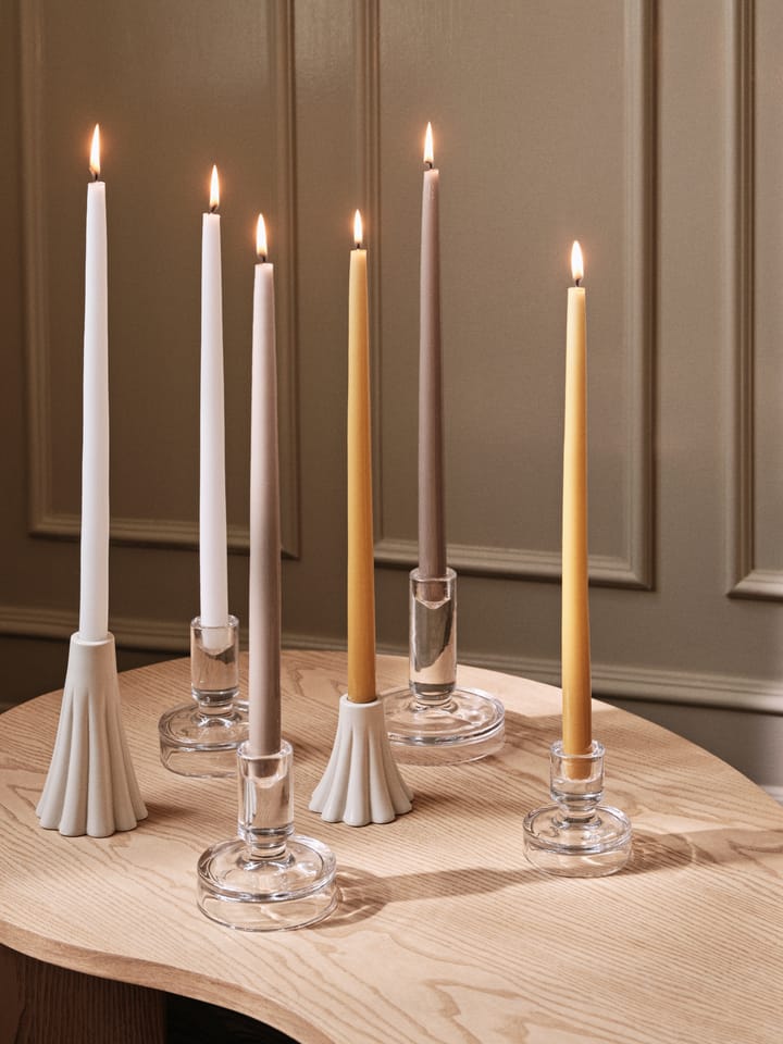 Heli lysestage 8 cm, Cream Broste Copenhagen