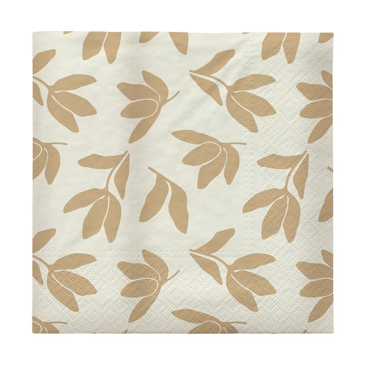 Herbert papirservietter 33x33 cm 20-pak, Beige-off white Broste Copenhagen
