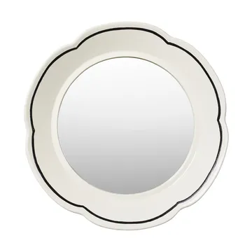 Hilma spejl Ø36 cm - Offwhite-sort - Broste Copenhagen