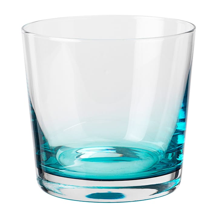 Hue drikkeglas 15 cl - Clear-turquoise - Broste Copenhagen