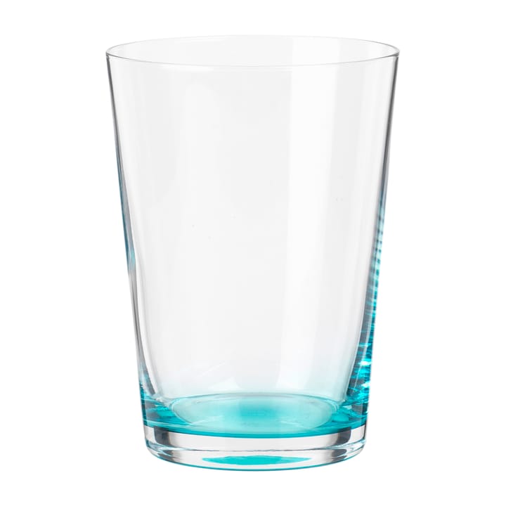 Hue drikkeglas 30 cl - Clear-turquoise - Broste Copenhagen