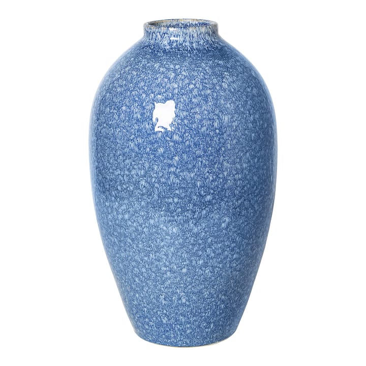 Ingrid keramikvase 40 cm - Insignia blue/White - Broste Copenhagen