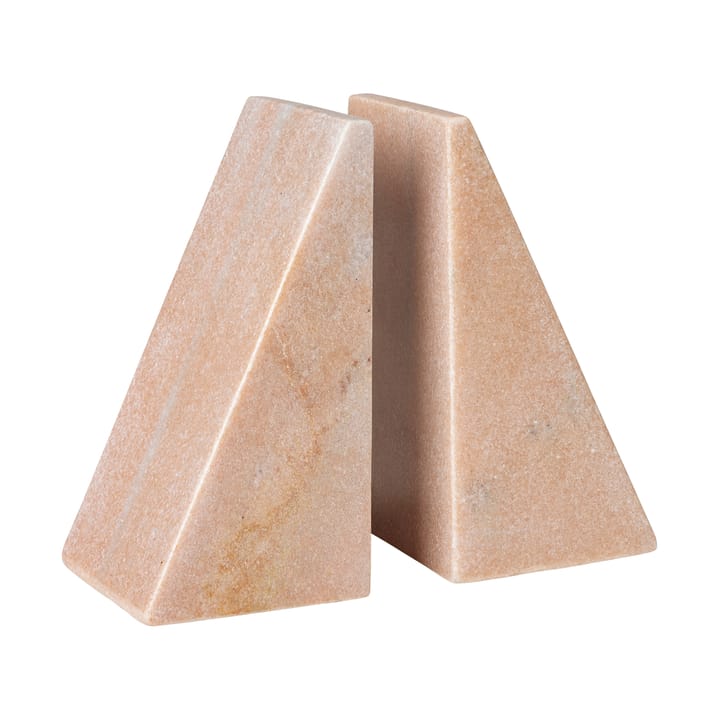 Jarl bogstøtte 2-pack, Rose marble Broste Copenhagen