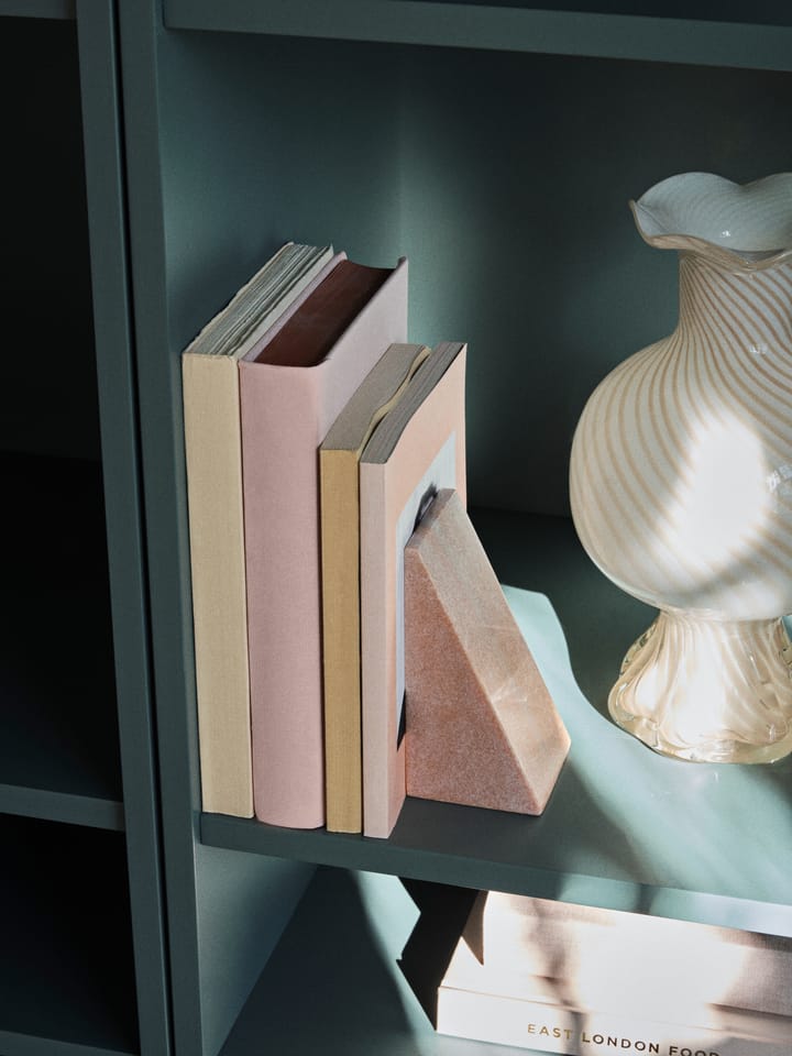 Jarl bogstøtte 2-pack, Rose marble Broste Copenhagen