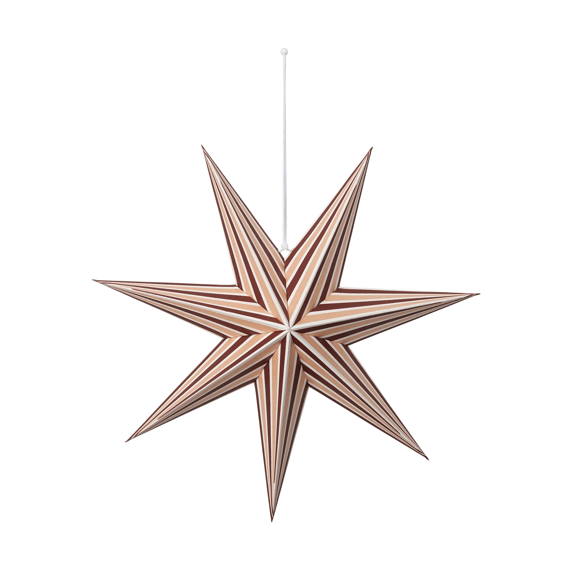 Joy adventsstjerne, Deep Red-Soft Pink, M Broste Copenhagen