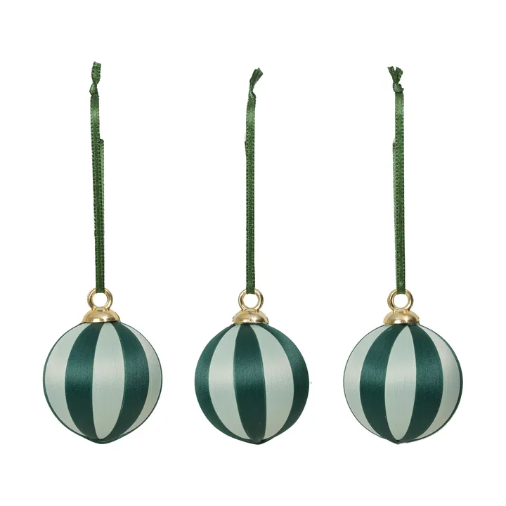 Joy julekugle - Deep Forest-Light Sage - Broste Copenhagen