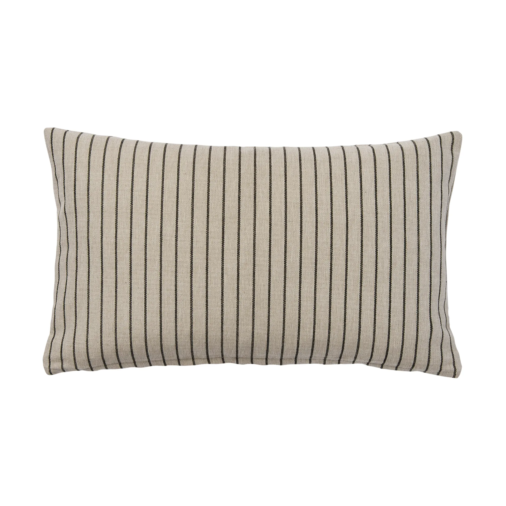 Karen pudebetræk, Light beige-black, 30x50 cm Broste Copenhagen