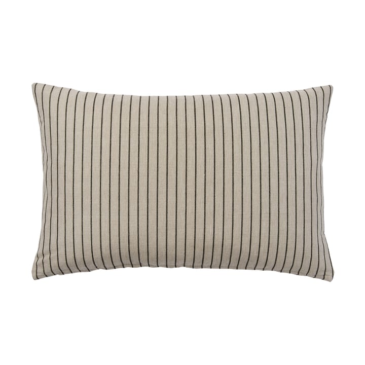 Karen pudebetræk - Light beige-black, 40x60 cm - Broste Copenhagen