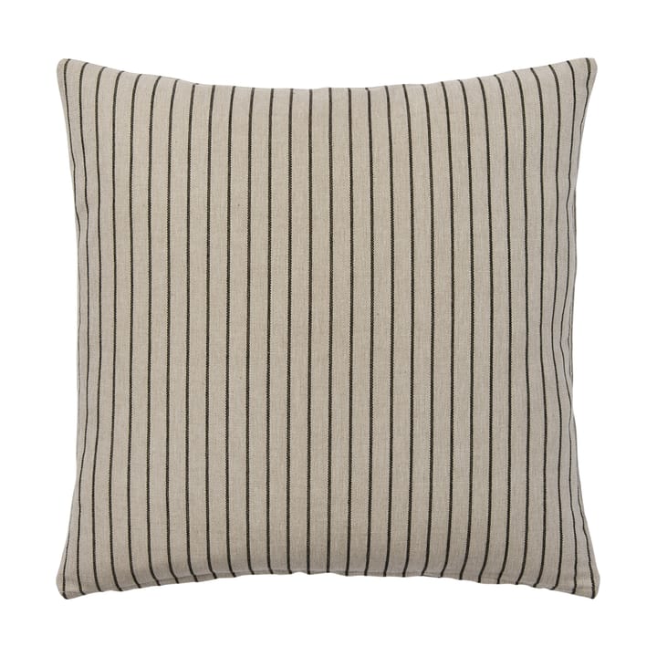 Karen pudebetræk - Light beige-sort, 50x50 cm - Broste Copenhagen