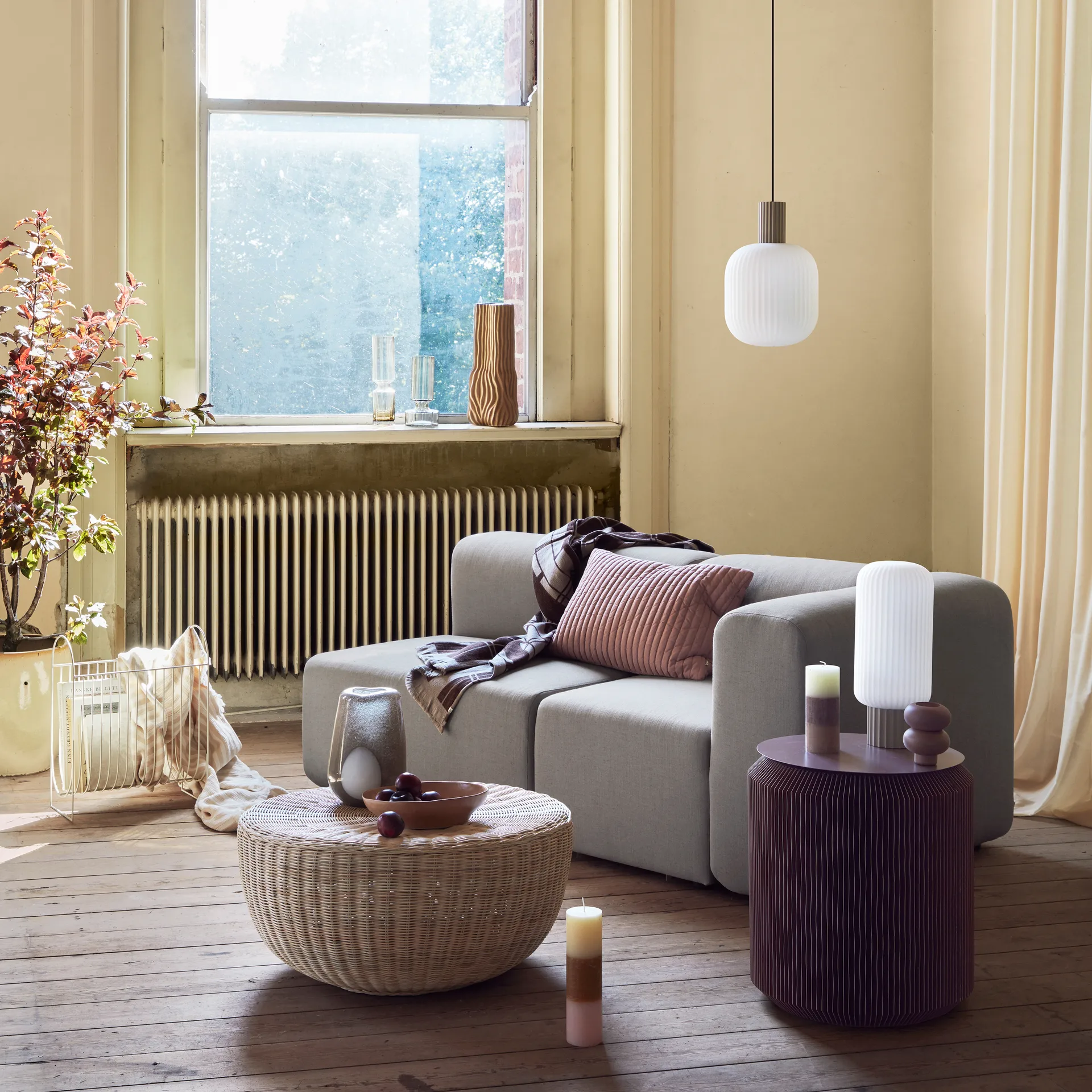 Lagoon modul lænestol, Latte Broste Copenhagen