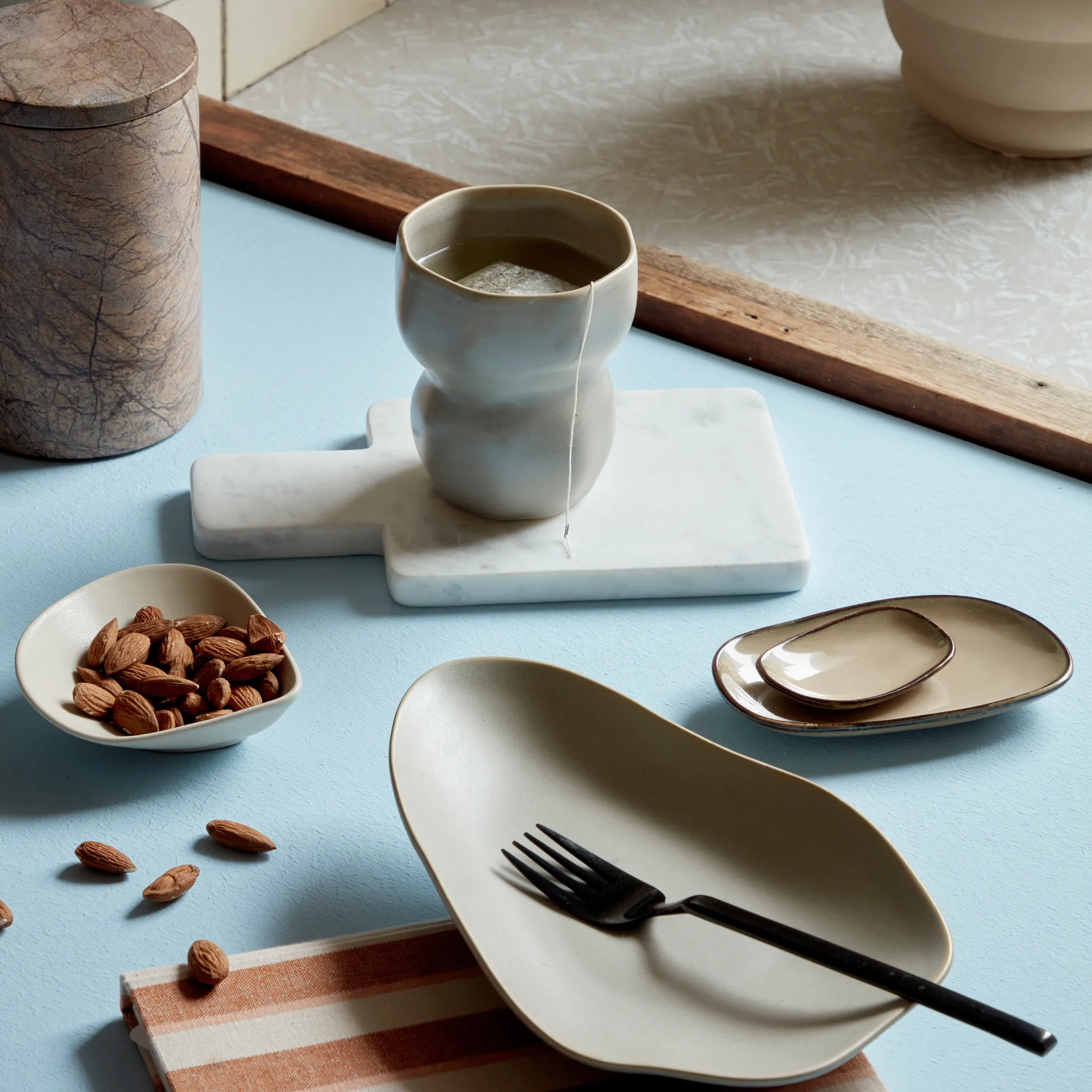 Limfjord krus 35 cl, Soft brown Broste Copenhagen