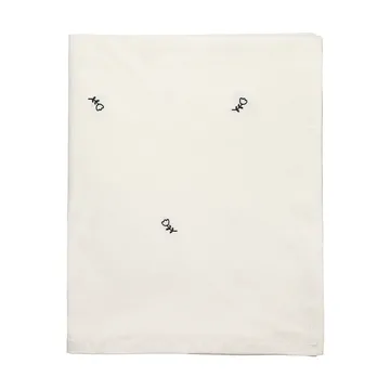 Mai borddug - 160x300 cm, black-off white - Broste Copenhagen