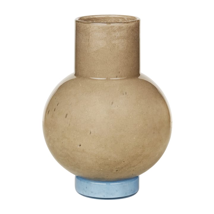 Mari vase 27 cm - Taupe/Seranity light blue - Broste Copenhagen