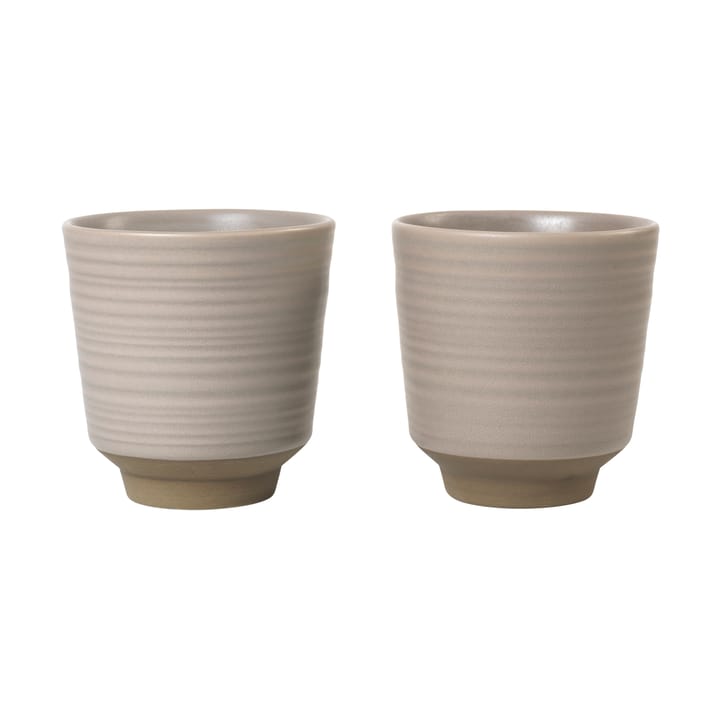 Miko krus 15 cl 2-pak, Warm grey Broste Copenhagen
